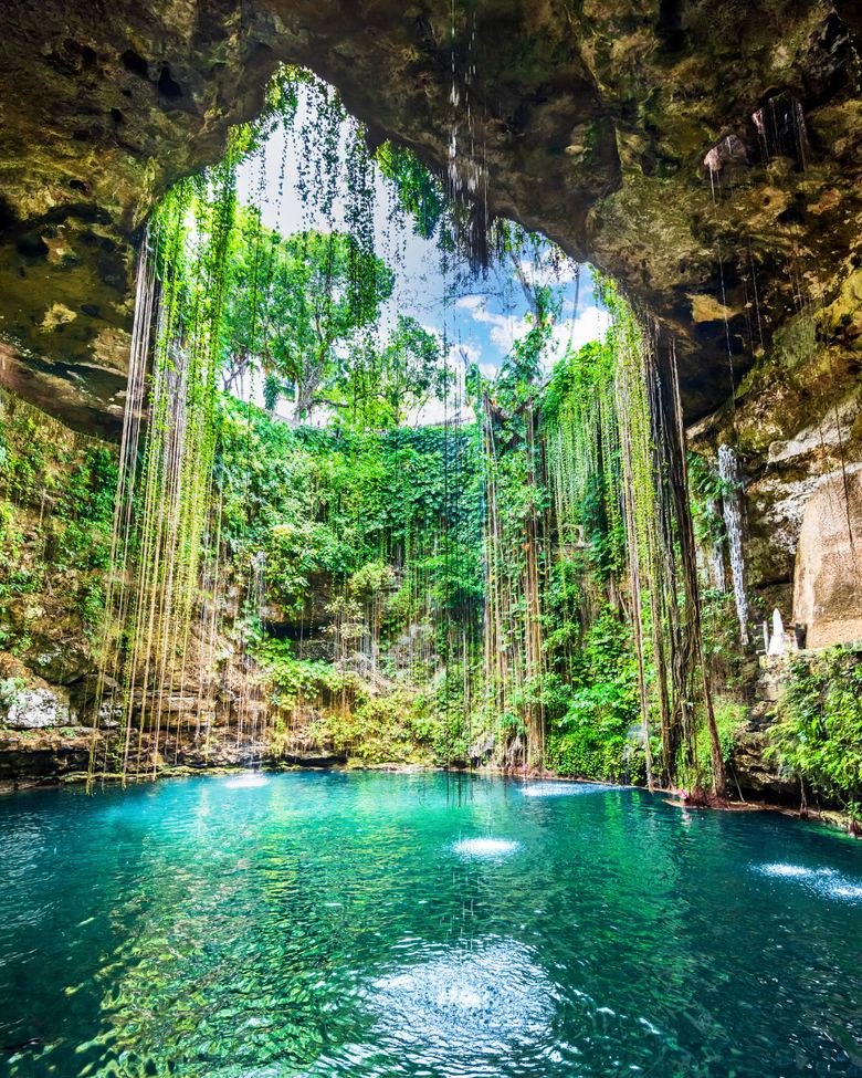 A cenote near the Riviera Maya, Mexico